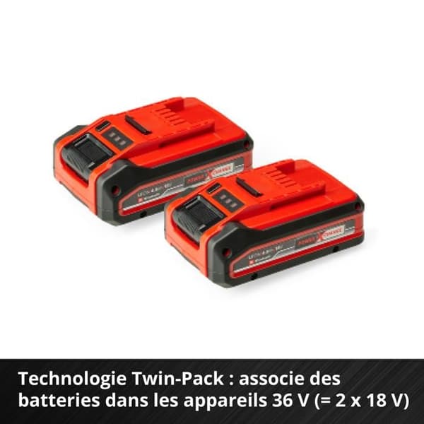Einhell-batteri 4,0 Ah Power X-Change PLUS (Litium-Ion, 18 V, för alla Einhell Power X-Change-enheter)