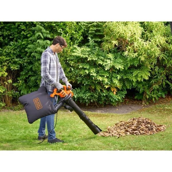 2600W BLACK+DECKER BEBL260-QS Dammsugare med sladdfläkt - Kapacitet 40L Sugvolym 11,8m3/min
