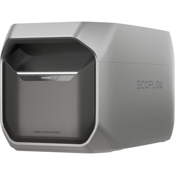 Smart extrabatteri - EcoFlow - DELTA 3 - LiFePO4-batteri 1024 Wh för solenergi.