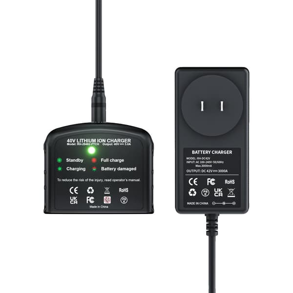 Greenworks 40V Akka, 6000mAh Kapasiteetti, Yhteensopiva Useiden Mallien Kanssa,Jaettu laturi