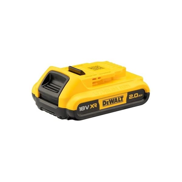 DEWALT XR 18V 2 Ah Li-Ion batteri - Nätström - LED laddningsindikator - 33 % mer autonomi