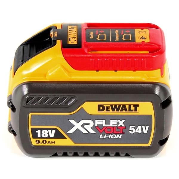 DeWalt DCB 547 FLEXVOLT batteri 54 V / 18 V 9,0 Ah - 9000 mAh Li-Ion med laddningsindikator