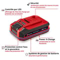 Miniatyrbild 2 av 2: Verktygsbatteri - EINHELL - 18V 3.0Ah SEALED PXC Plus A1 - Li-ion - Induktion - 3 Ah