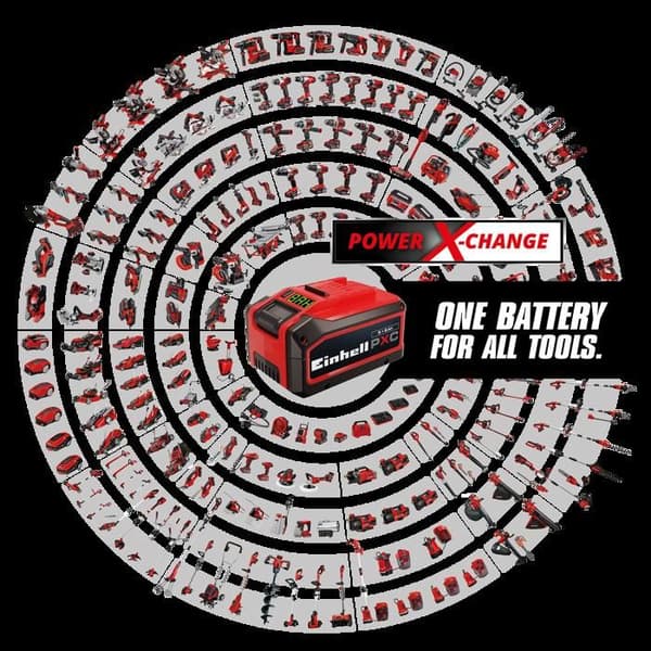 Einhell Snabbladdare Power X-Change (18V, litium-ion, 200-260V, 50-60 Hz, snabbladdning 4 A)