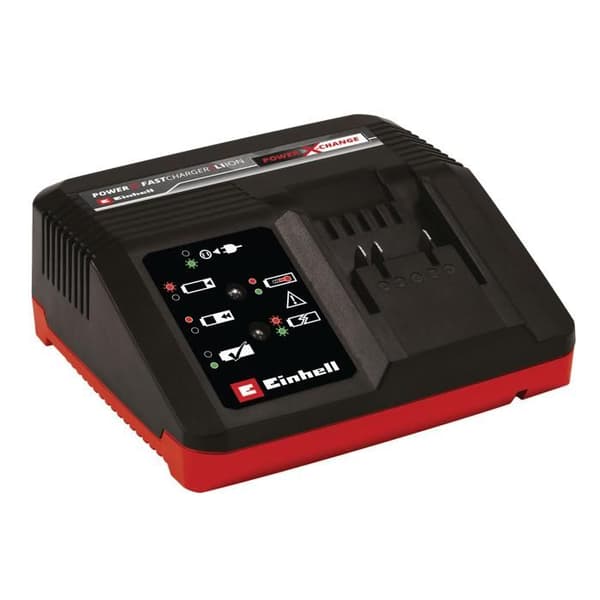 Einhell Snabbladdare Power X-Change (18V, litium-ion, 200-260V, 50-60 Hz, snabbladdning 4 A)