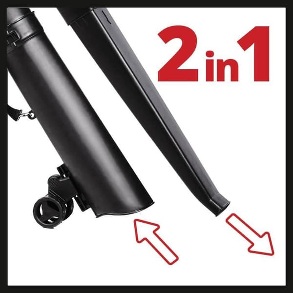 Einhell Lövblåsare och dammsugare GC-EL 3000 E (3000 W, Uppsamlingstank 45 L, Justerbar bärrem)