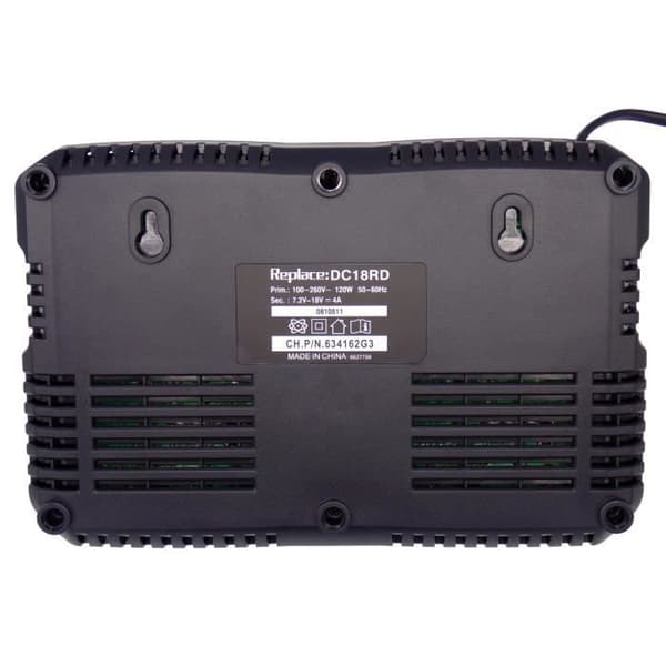 Snabbladdare för 2 Li-Ion-batterier 14,4 till 18 V Makita DC18RD