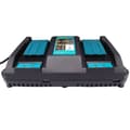 Miniatyrbild 2 av 4: Snabbladdare för 2 Li-Ion-batterier 14,4 till 18 V Makita DC18RD