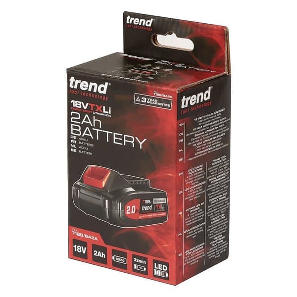 Trend verktygsmaskin batteri - T18S/BA2A - TXLI 18V 2Ah batteri lämplig för T18S sladdlösa sortiment,