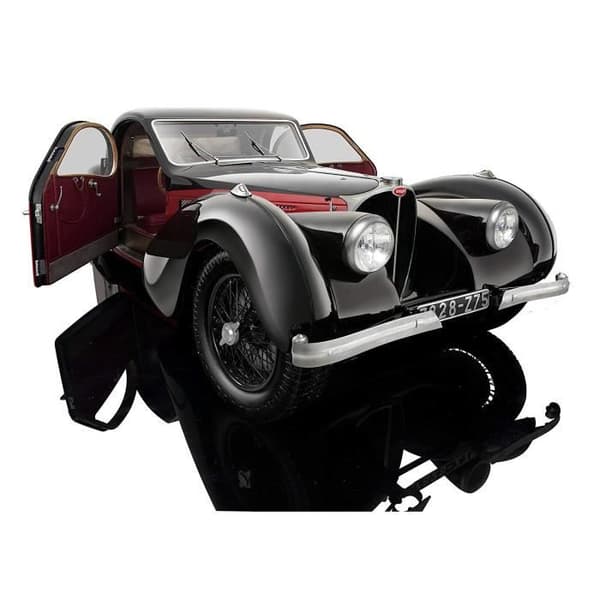 Bauer - Miniatyrkollektionsbil, 7828Z75, röd/svart - 7828-Z75