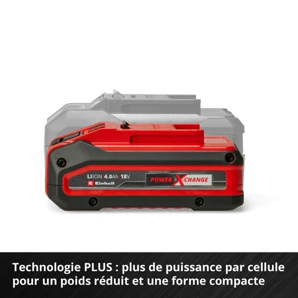 Einhell-batteri 4,0 Ah Power X-Change PLUS (Litium-Ion, 18 V, för alla Einhell Power X-Change-enheter)