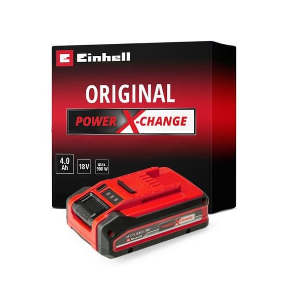 Einhell-batteri 4,0 Ah Power X-Change PLUS (Litium-Ion, 18 V, för alla Einhell Power X-Change-enheter)