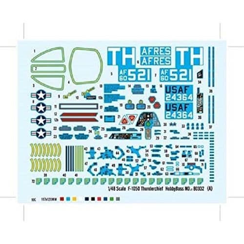 Hobbyboss Hobby Boss modell Kit Republic F de 105D Thunder Chief - 80332