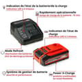 Miniatyrbild 2 av 5: Einhell Startpaket 4,0 Ah PLUS Power X-Change (1 batteri 18 V 4 Ah PLUS, 1 laddare 3 A, laddningstid 75 min)