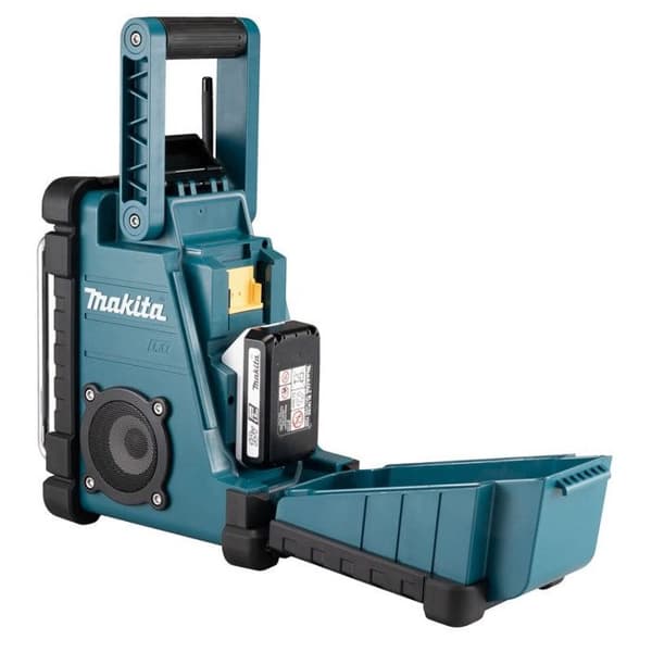Batteriradio - MAKITA - DMR116 - 14,4V/18V - Stereo - Vattentålig - Dubbel strömkälla
