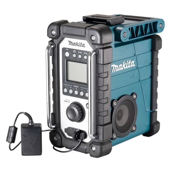 Batteriradio - MAKITA - DMR116 - 14,4V/18V - Stereo - Vattentålig - Dubbel strömkälla