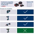 Miniatyrbild 4 av 6: Paket med 2 18V Procore 5,5Ah batterier + snabbladdare - BOSCH - 1600A0214C