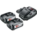 Miniatyrbild 1 av 4: Bosch 18V startsats (2 x 2,5Ah batterier + AL 1830CV laddare) - Batteriverktyg