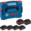 Miniatyrbild 1 av 3: Paket med 6 batterier 4x4,0Ah + 2x8,0Ah + L-BOXX box - BOSCH - 1600A02A2T