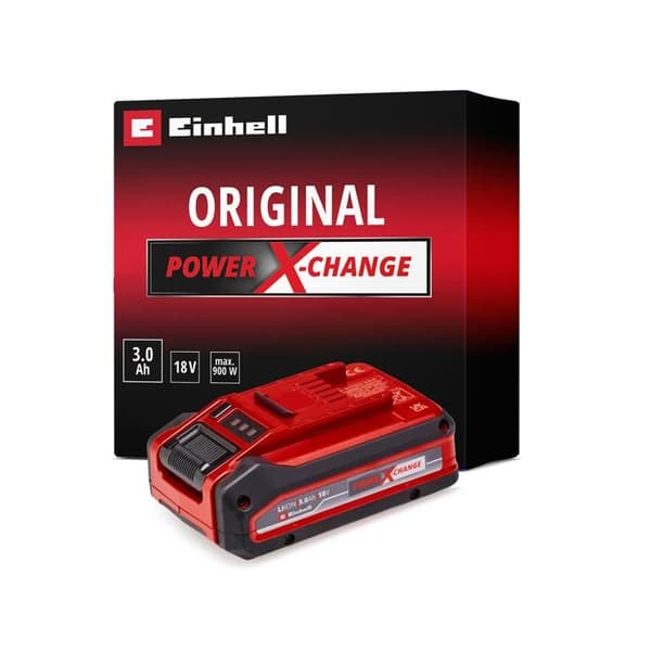 Einhell Batteri 3,0 Ah Power X-Change PLUS (Litium-Ion, 18 V, för alla Einhell Power X-Change-enheter)
