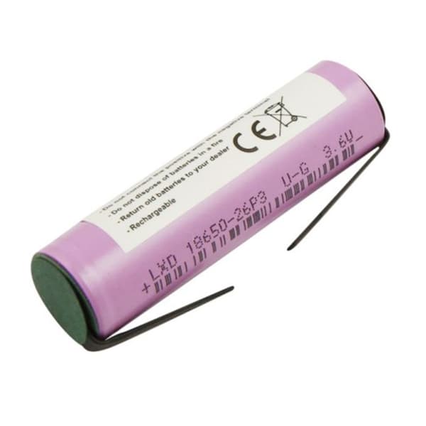Batteri för Gardena / Kärcher Li-ion 18650 3,7V 2600mAh med U-kontakter