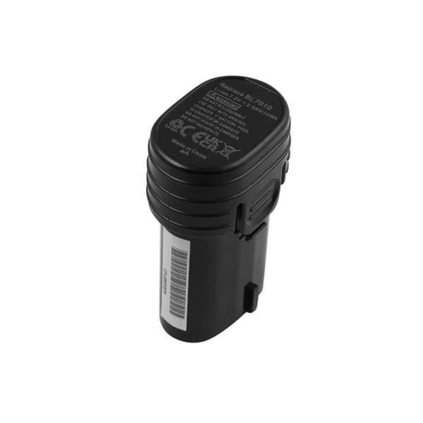 Ersättningsbatteri för Makita TD020 / BL7010 Li-ion 7,2V 2000mAh 14Wh Svart