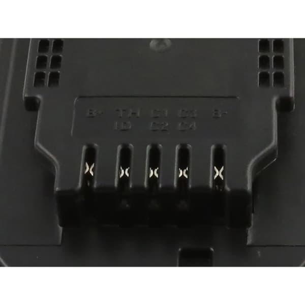 Batteri 18V Li-ion 5000mAh 90Wh för Dewalt DCB200 Verktyg Svart / Röd