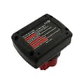Miniatyrbild 1 av 3: Batteri 12V Li-ion 4000mAh 48Wh för Milwaukee M12 C12B Verktyg Svart / Röd
