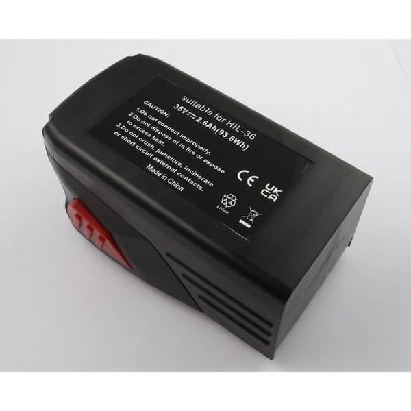 Batteri 36V Li-ion 3000mAh 108Wh för Hilti WSR 36-A Borrsåg Svart / Röd