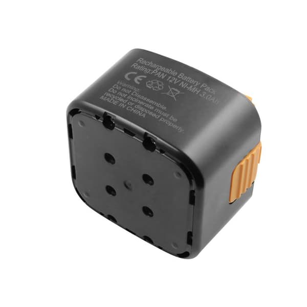 Batteri 12V Ni-MH 3000mAh 36Wh för Verktyg Panasonic EY9200B EY3502FQMKW Svart / Orange