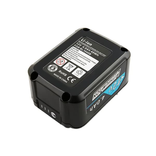 Batteri 12V Li-ion 4000mAh 48Wh för Makita Verktyg BL1041B Svart