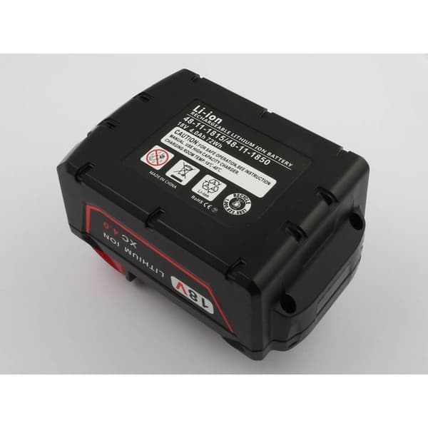 Batteri 18V Li-ion 4000mAh 72Wh för Verktyg Milwaukee M18 C18 Svart / Röd