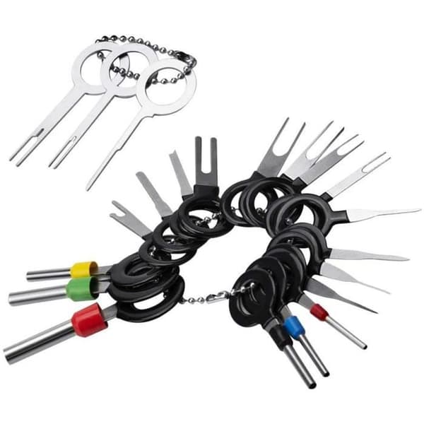 rongweiwang 21st Pin Extractor Tools Upplåsningsverktygssats Hand Set Tools Extractor Release Wire Set-kontakt för R278
