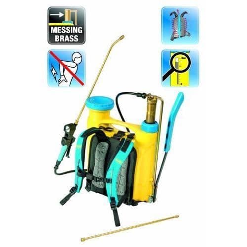 GLORIA Pro 1300 ryggsäcksspruta - Gul - Kapacitet 13 liter