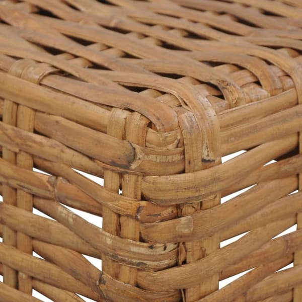 vidaXL Sofabord 47x47x28 cm naturlig rotting change2