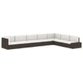 Miniatyrbillede 9 af 10: vidaXL hjørnedel til sofa polyrattan sort