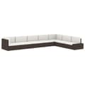 Miniatyrbild 9 av 10: vidaXL Soffa 2-sits konstrotting svart
