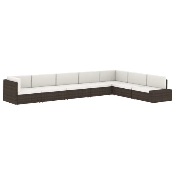 vidaXL Soffa 2-sits konstrotting grå