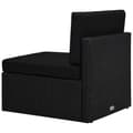 Miniatyrbild 7 av 10: vidaXL Soffa 2-sits konstrotting svart