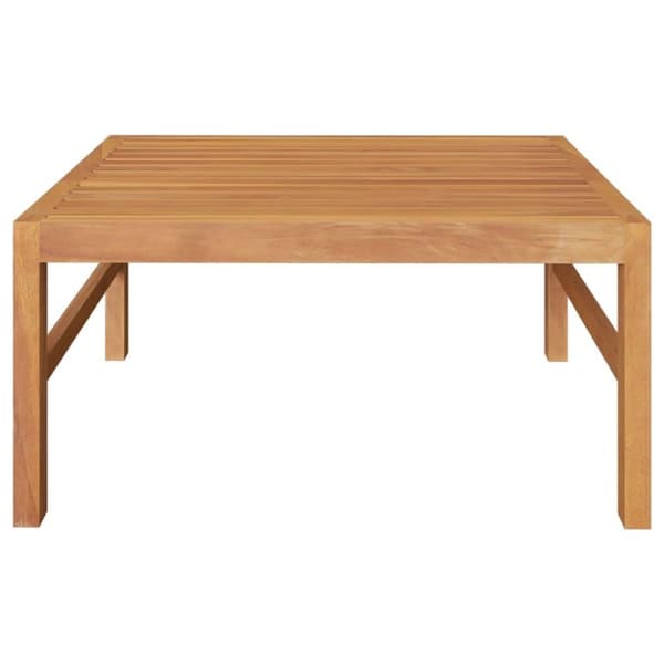 vidaXL Hagesofagruppe med kremhvite puter 3 deler teak