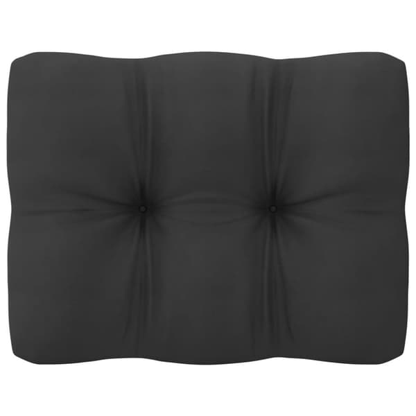 vidaXL 2-seters hagesofa med puter hvit heltre furu