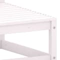 Miniatyrbillede 6 af 11: vidaXL midterdel til havesofa m. antracitgrå hynder fyrretræ hvid