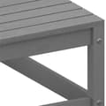 Miniatyrbillede 5 af 11: vidaXL hjørnemodul til havesofa grå hynder massivt fyrretræ