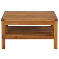 Miniatyrbilde 4 av 7: vidaXL Salongbord 65x65x32 cm heltre akasie