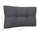 Miniatyrbilde 9 av 9: vidaXL Hagesofa 2-seters med puter hvit heltre furu