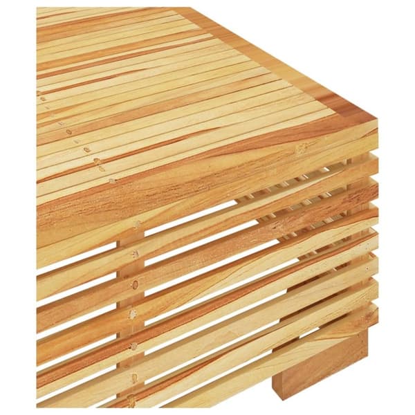 vidaXL sofabord til haven 69,5x69,5x31 cm massivt teaktræ