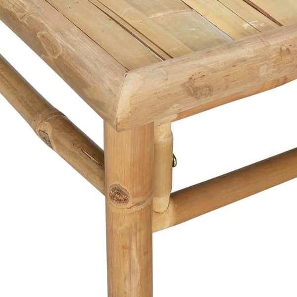 vidaXL Hagebord 65x55x30 cm bambus