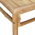 Miniatyrbild 10 av 11: vidaXL Loungegrupp för trädgården 2 delar ljusgråa dynor bambu