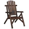 Miniatyrbillede 1 af 6: vidaXL havestol 68x68x103 cm massivt grantræ