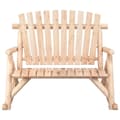 Miniatyrbilde 3 av 6: vidaXL Gyngebenk 2 seter 123x96x102 cm heltre gran